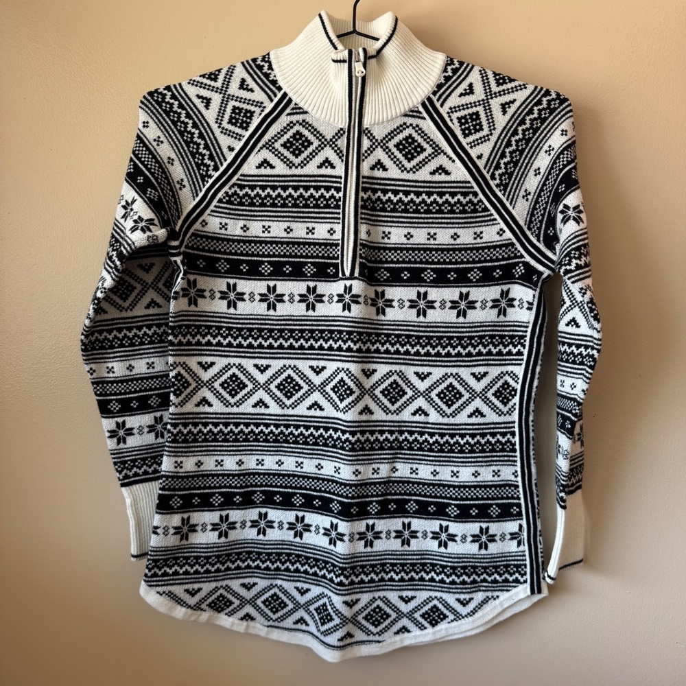 Talbots Thermal Nordic Patterned Top